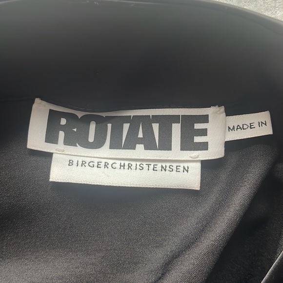 Rotate Birger Christensen Satin Wrap Mini Dress size 34/XS - Picture 5 of 5